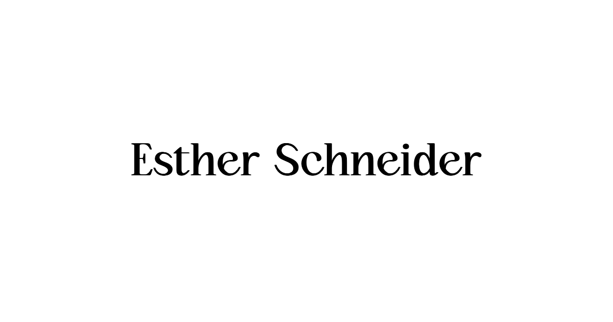 (c) Estherschneider.ch